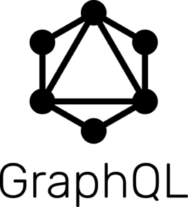 GraphQL Logo + Wordmark Stacked (Black)