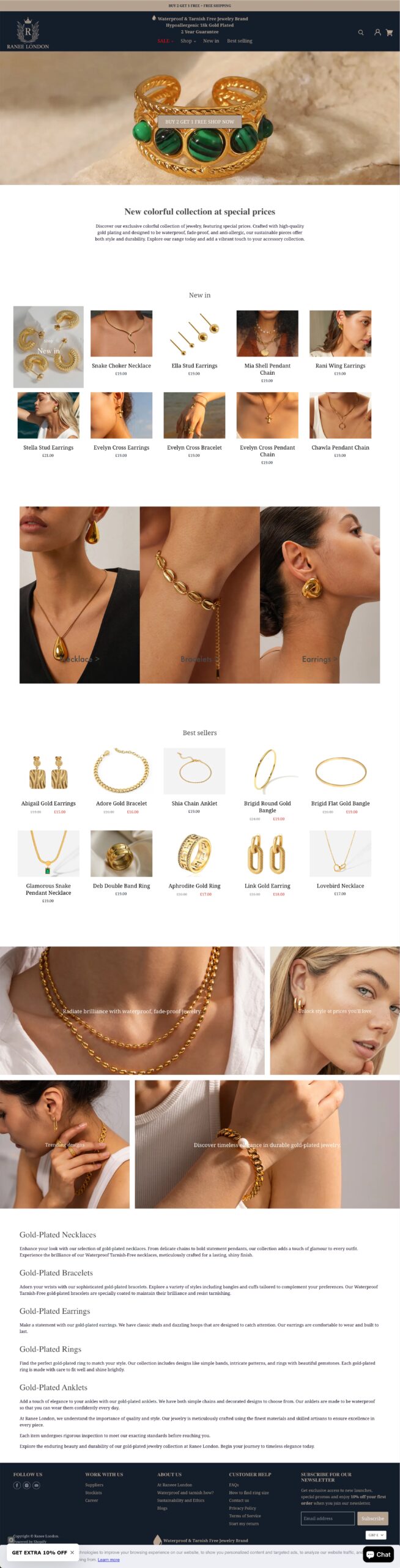 Rannee London Website